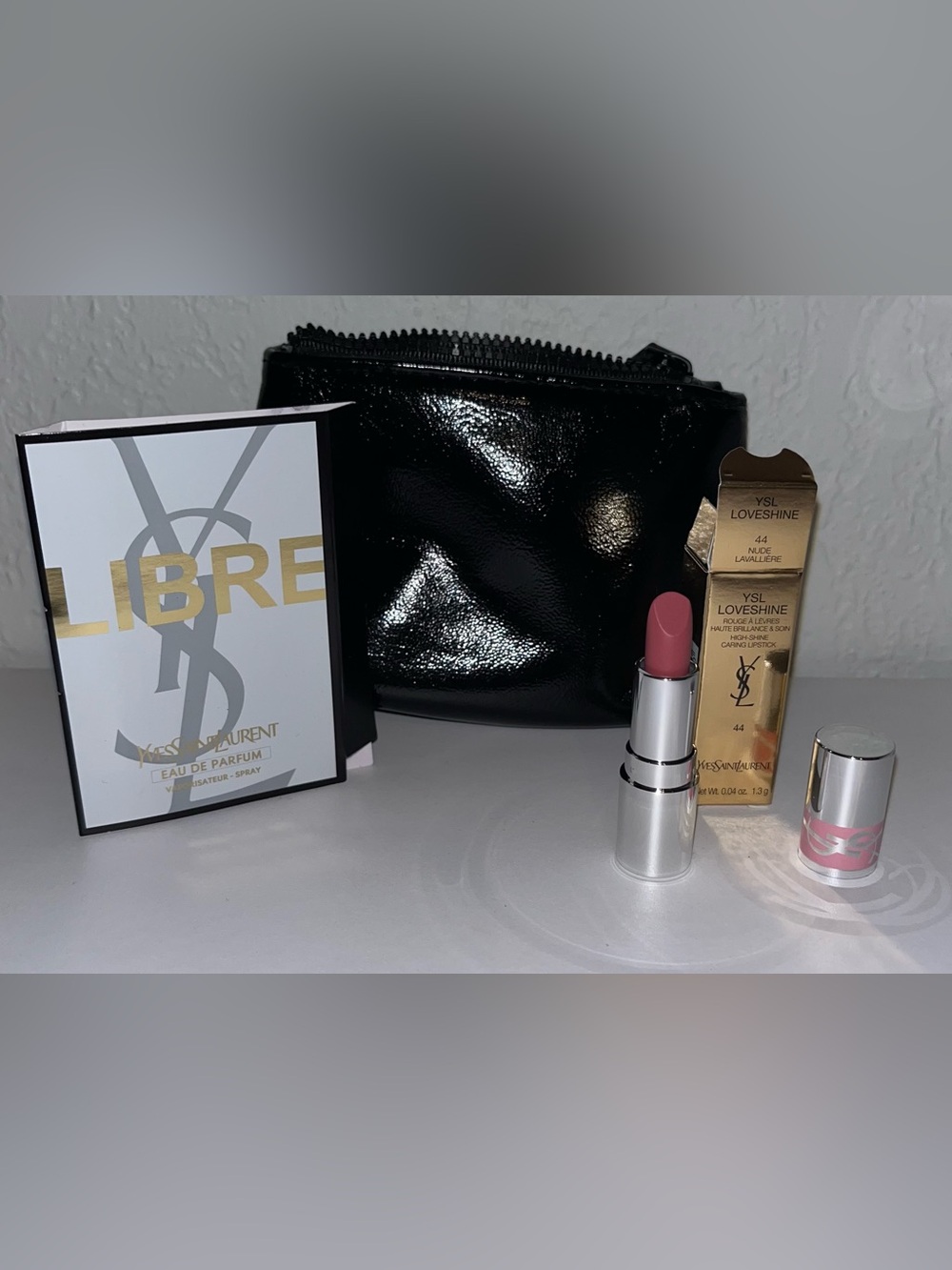 Coin purse & mini Lipstick Pink Nude